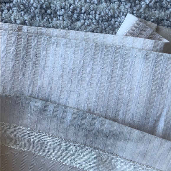 BCBG White Cream Wool Blend Tuxedo Dress Pants - Picture 7 of 8